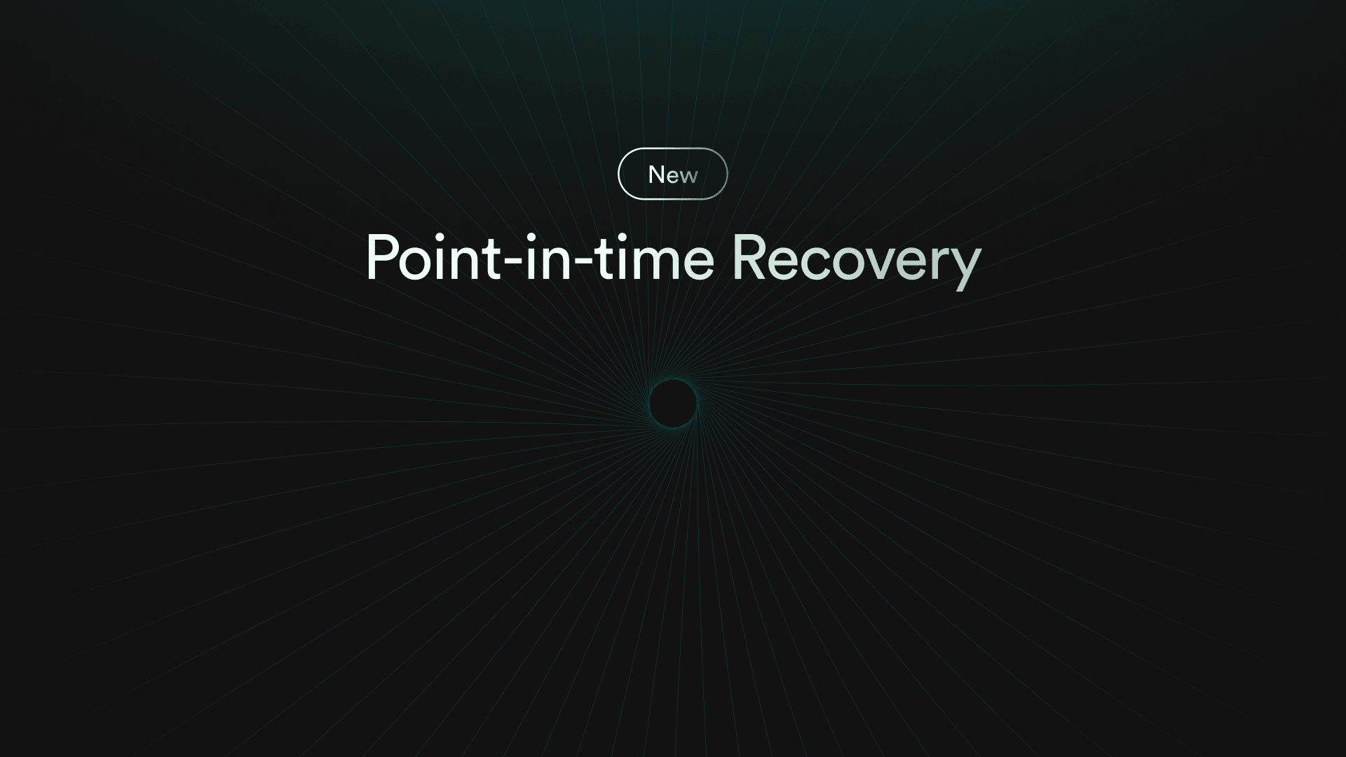 Point in Time Recovery is now available for Pro projects